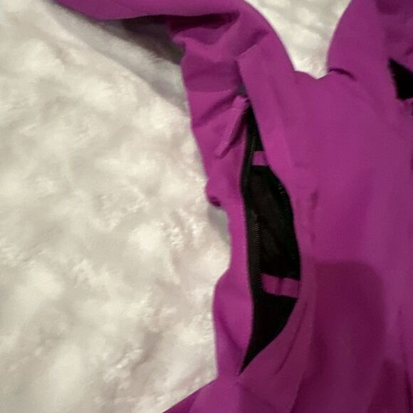 686 Girls Size Large Pink Snowboard Ski Coat Lily Jacket Snow Warm Hood L Purple - Picture 4 of 16